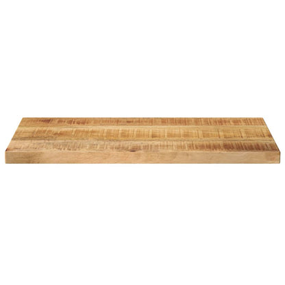 Table Top 60x30x2.5 cm Rectangular Solid Wood Rough Mango