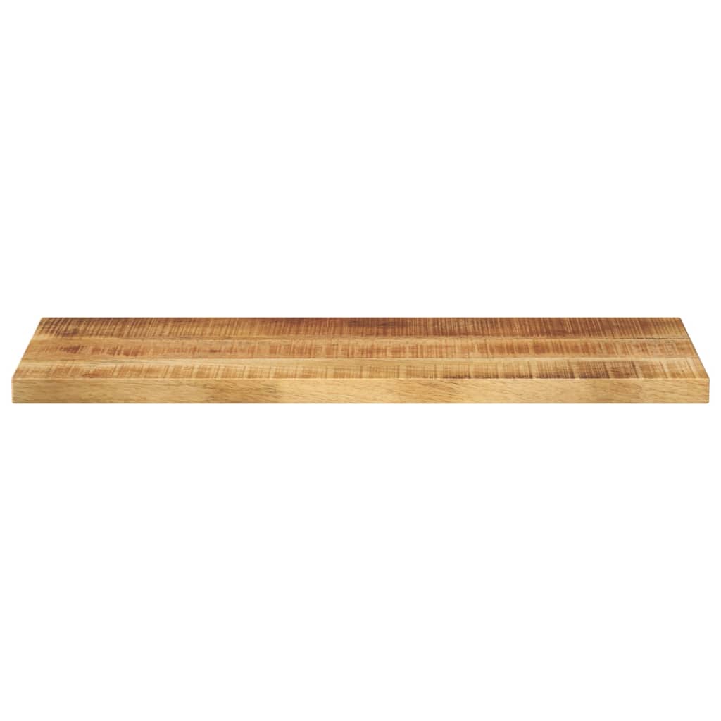 Table Top 70x40x2.5 cm Rectangular Solid Wood Rough Mango