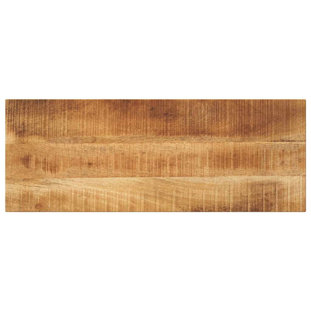 Table Top 80x40x2.5 cm Rectangular Solid Wood Rough Mango