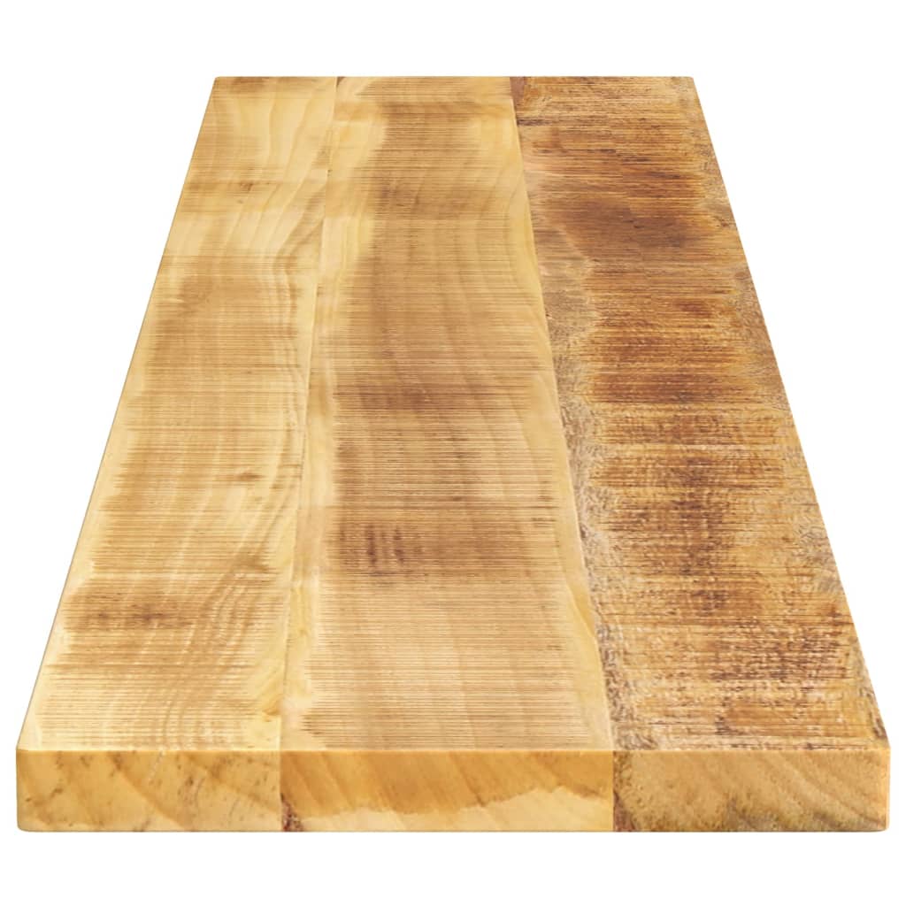 Table Top 160x40x2.5 cm Rectangular Solid Wood Rough Mango