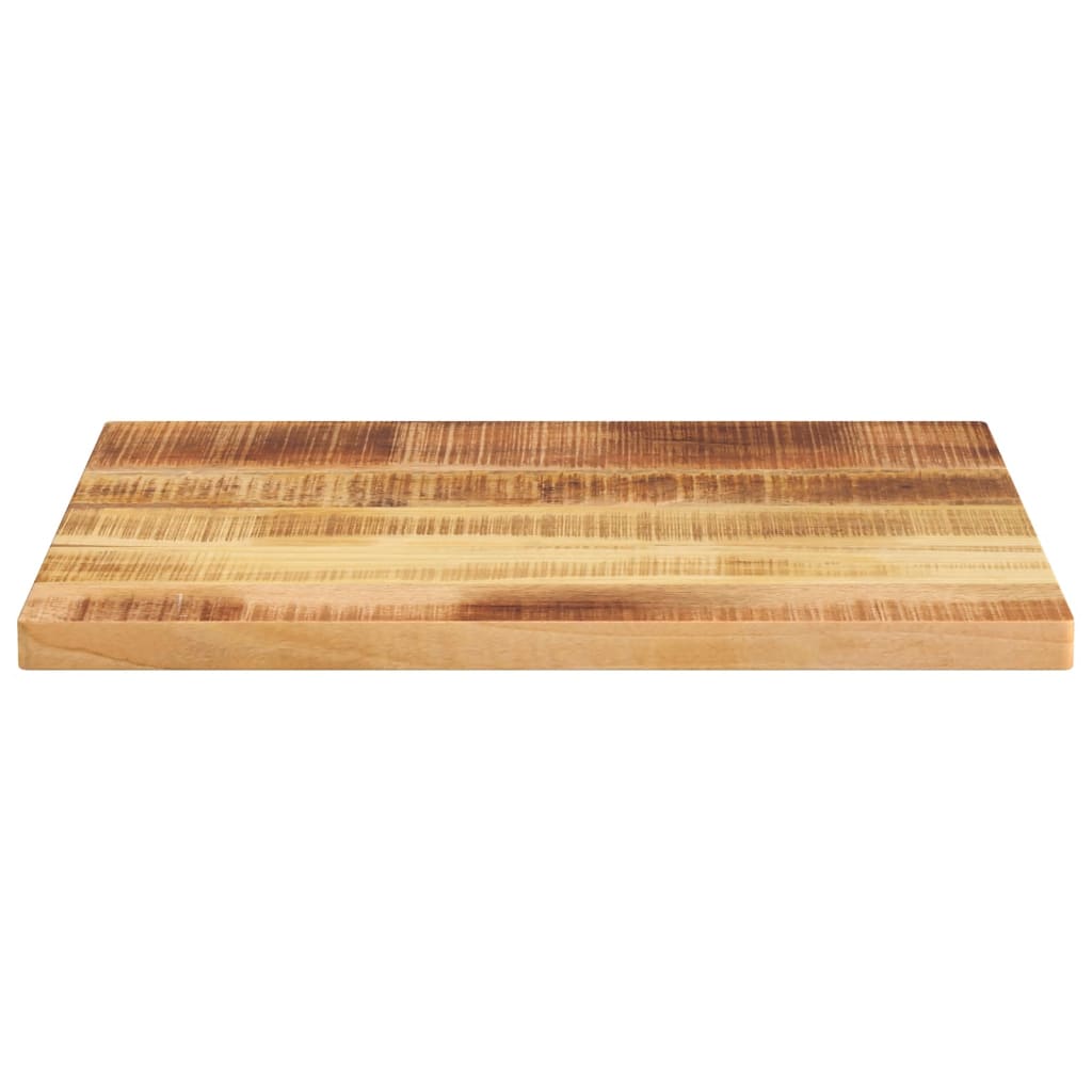 Table Top 60x50x2.5 cm Rectangular Solid Wood Rough Mango