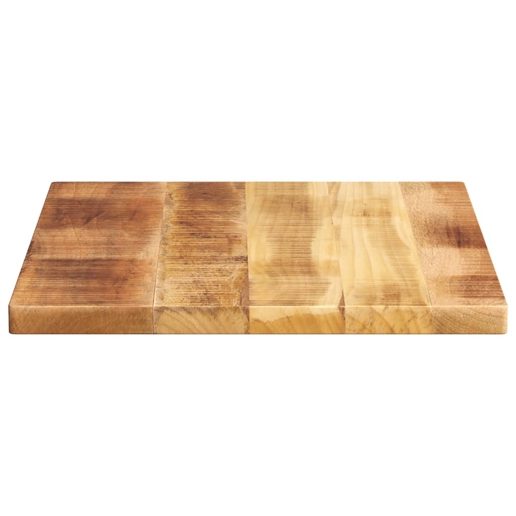 Table Top 60x50x2.5 cm Rectangular Solid Wood Rough Mango