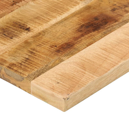 Table Top 60x50x2.5 cm Rectangular Solid Wood Rough Mango