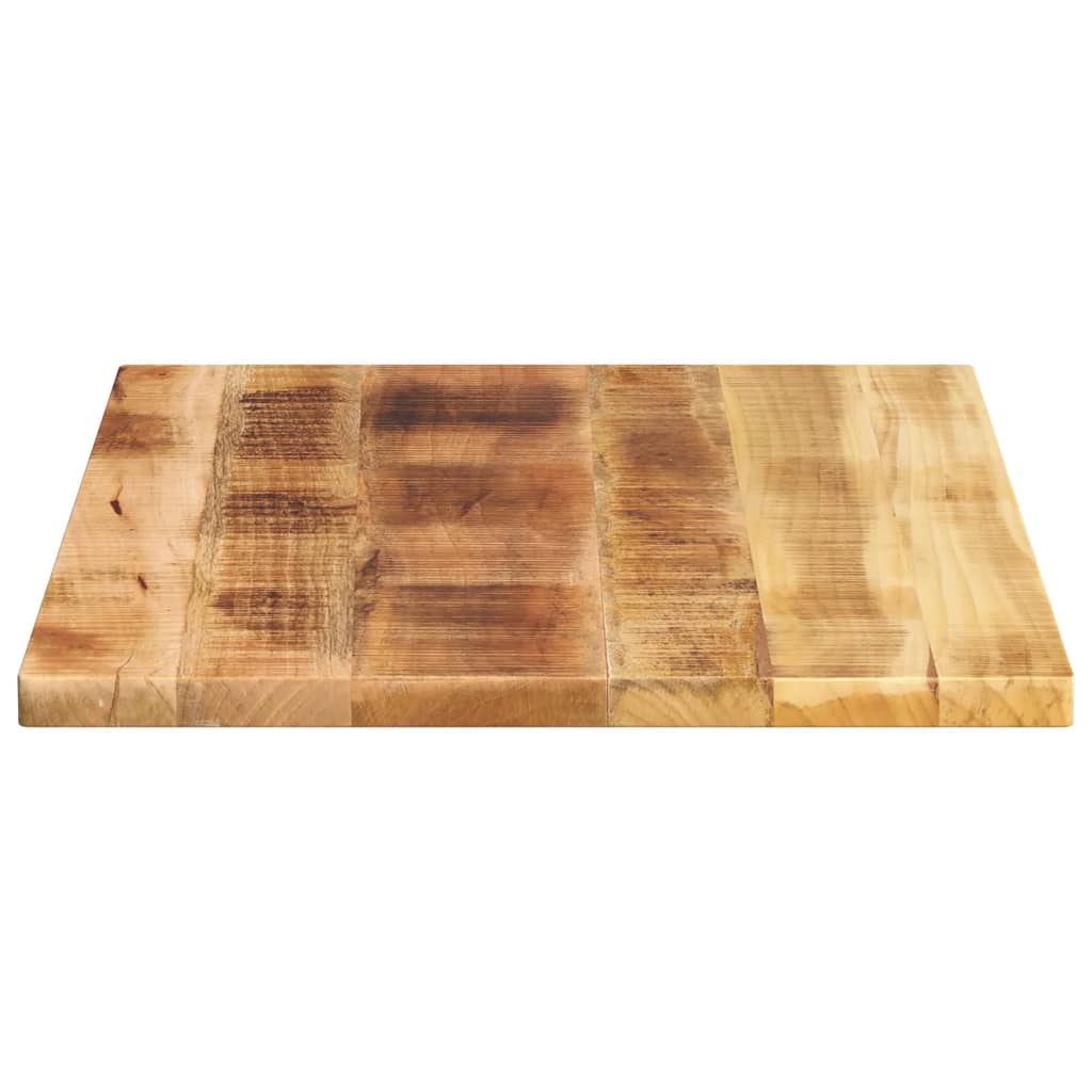 Table Top 70x50x2.5 cm Rectangular Solid Wood Rough Mango