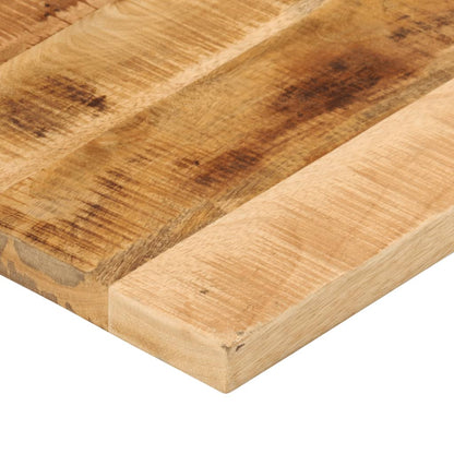 Table Top 70x50x2.5 cm Rectangular Solid Wood Rough Mango