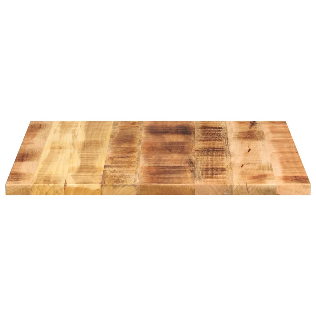 Table Top 70x70x1.5 cm Square Solid Wood Rough Mango