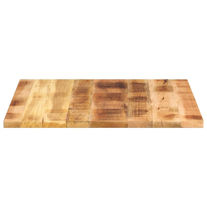 Table Top 70x70x2.5 cm Square Solid Wood Rough Mango