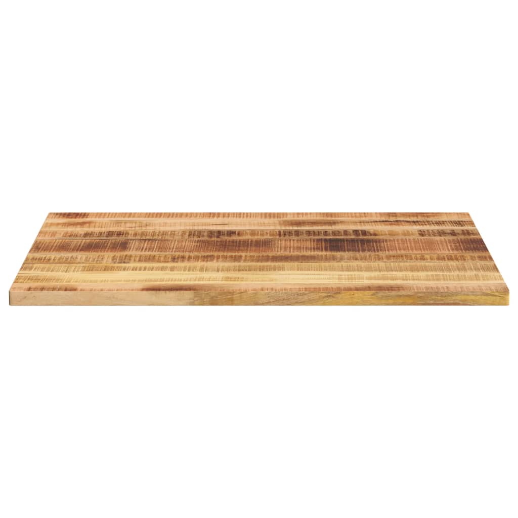 Table Top 110x80x2.5 cm Rectangular Solid Wood Rough Mango