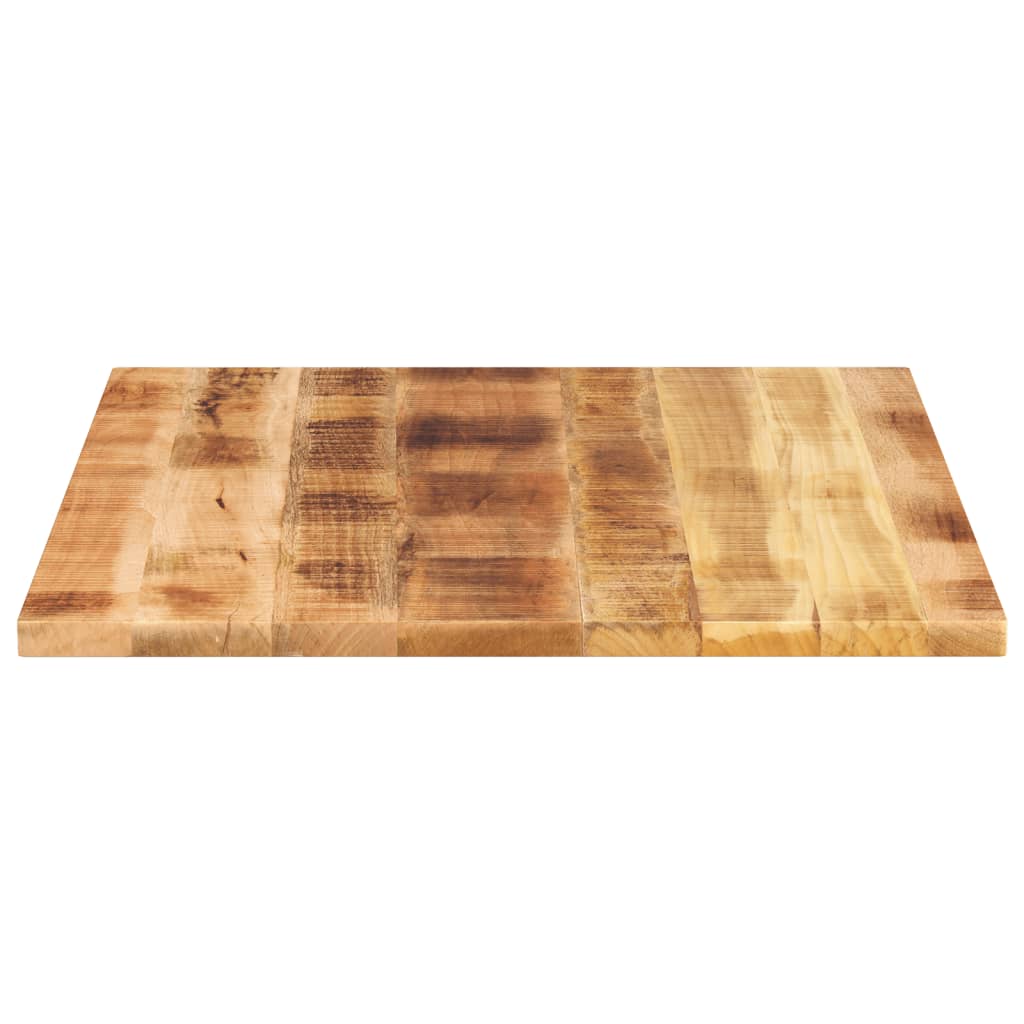 Table Top 110x80x2.5 cm Rectangular Solid Wood Rough Mango