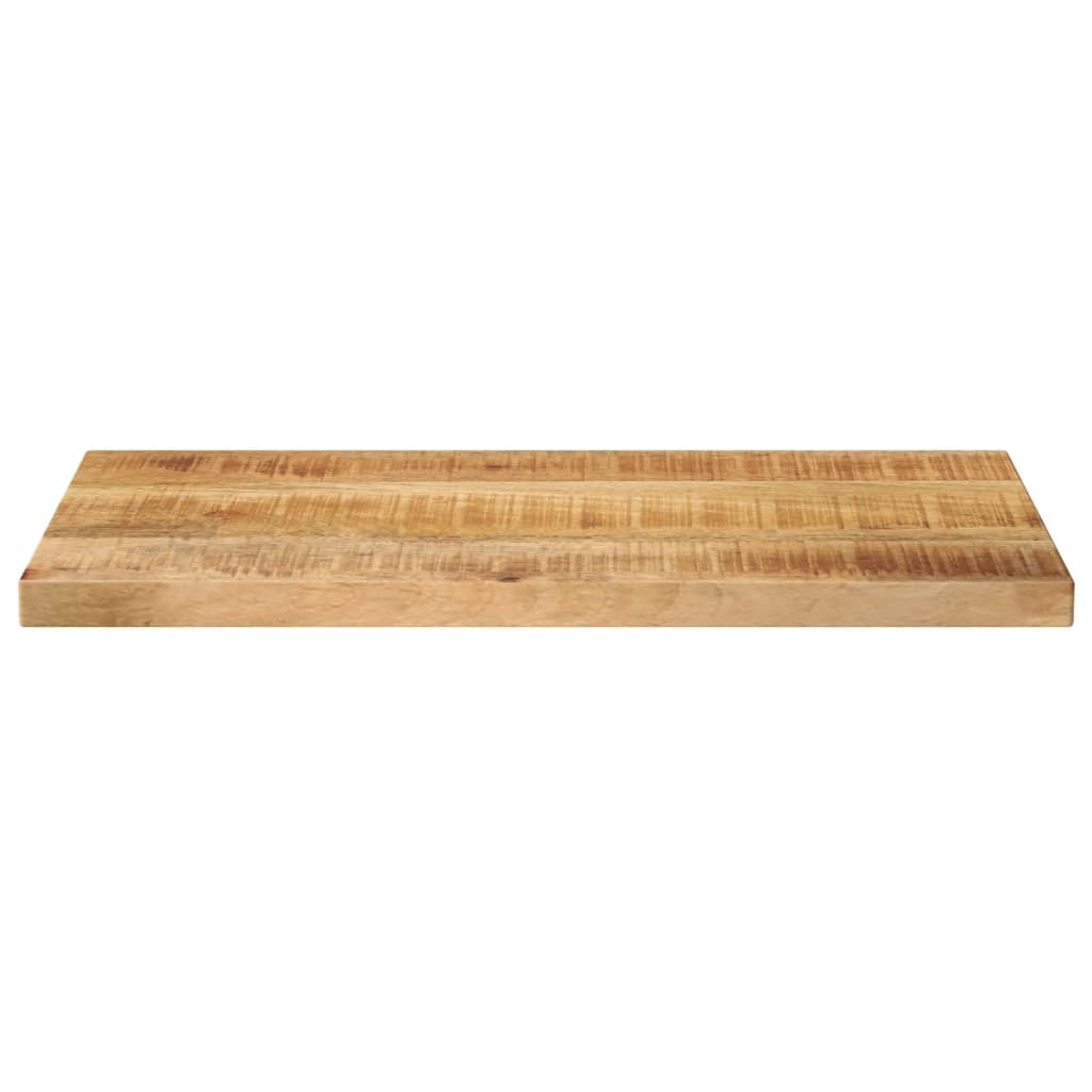 Table Top 60x20x3.8 cm Rectangular Solid Wood Rough Mango