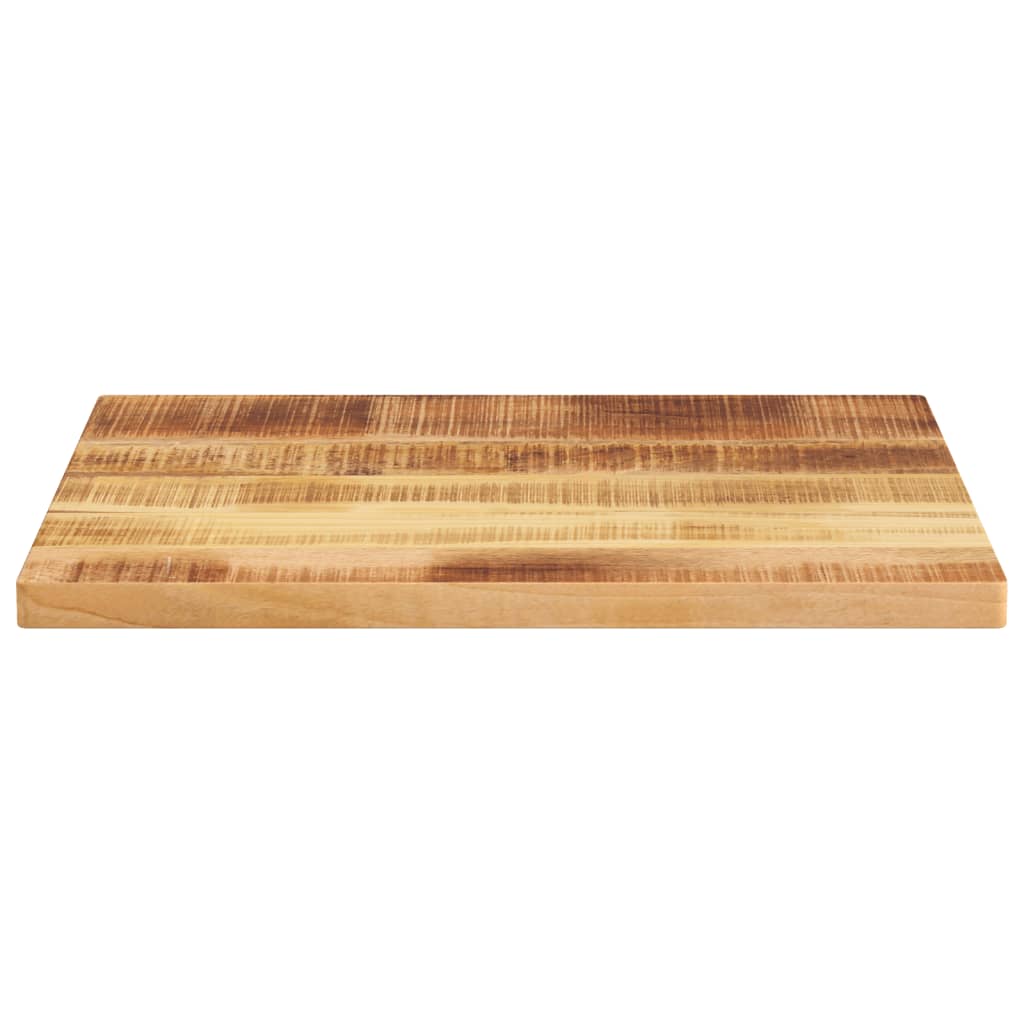 Table Top 60x50x3.8 cm Rectangular Solid Wood Rough Mango