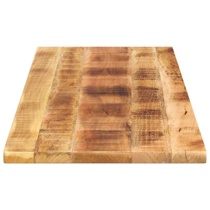 Table Top 160x50x3.8 cm Rectangular Solid Wood Rough Mango