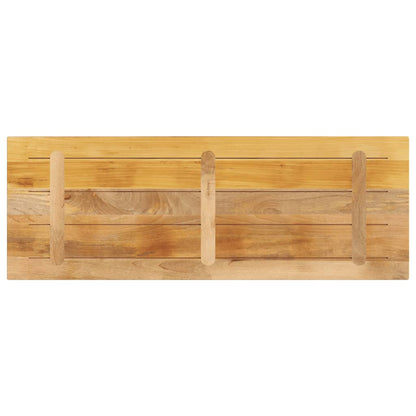 Table Top 160x50x3.8 cm Rectangular Solid Wood Rough Mango