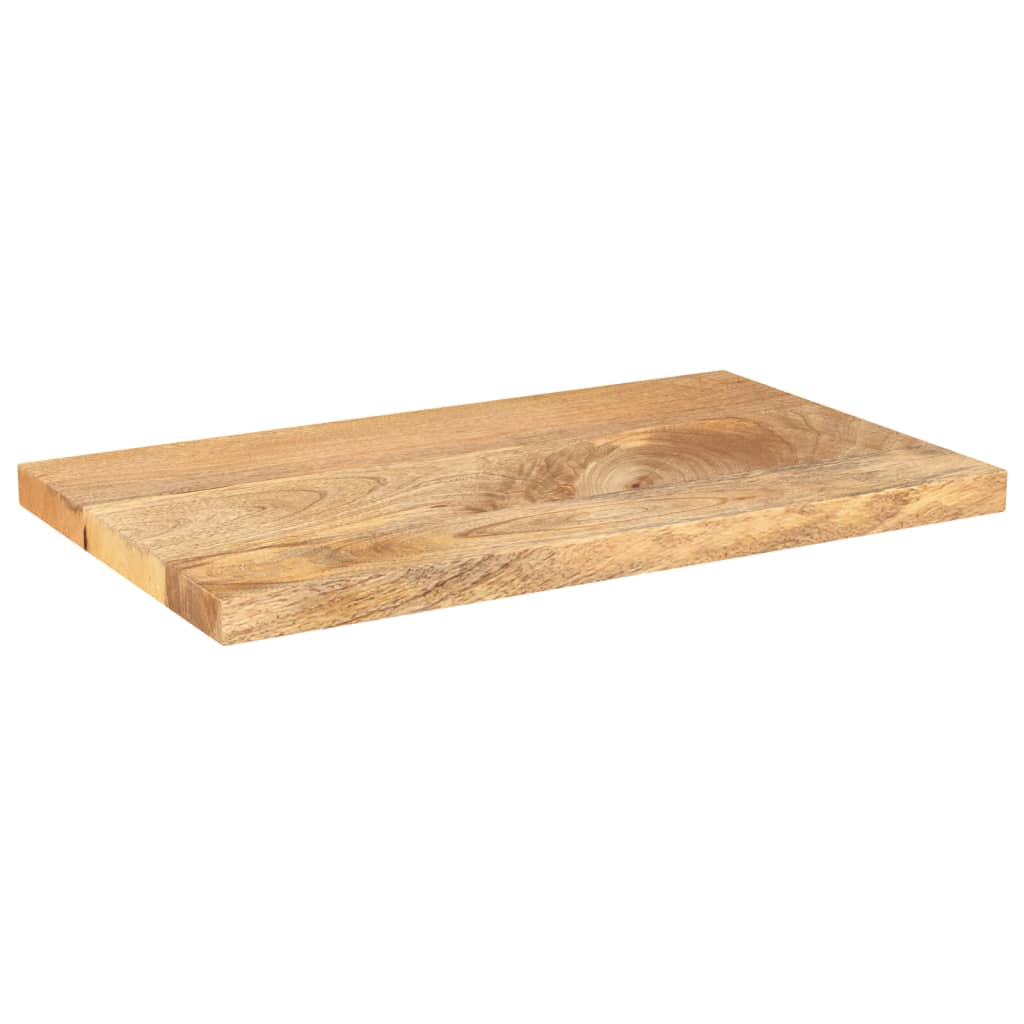 Table Top 60x40x2.5 cm Rectangular Solid Wood Mango