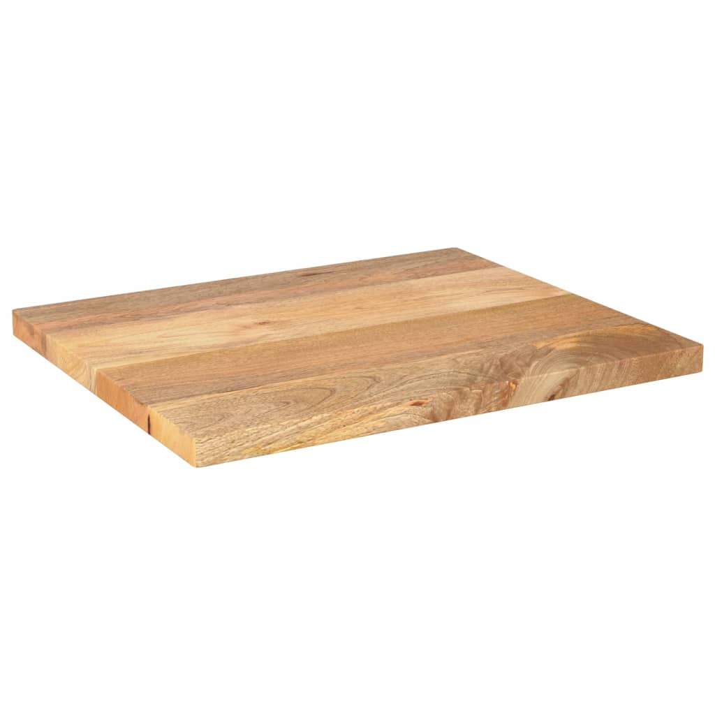 Table Top 60x50x2.5 cm Rectangular Solid Wood Mango