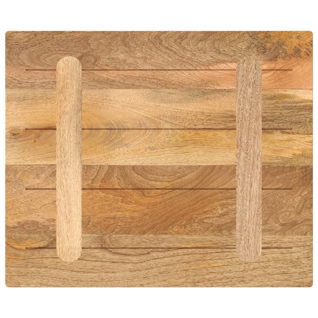 Table Top 60x50x2.5 cm Rectangular Solid Wood Mango