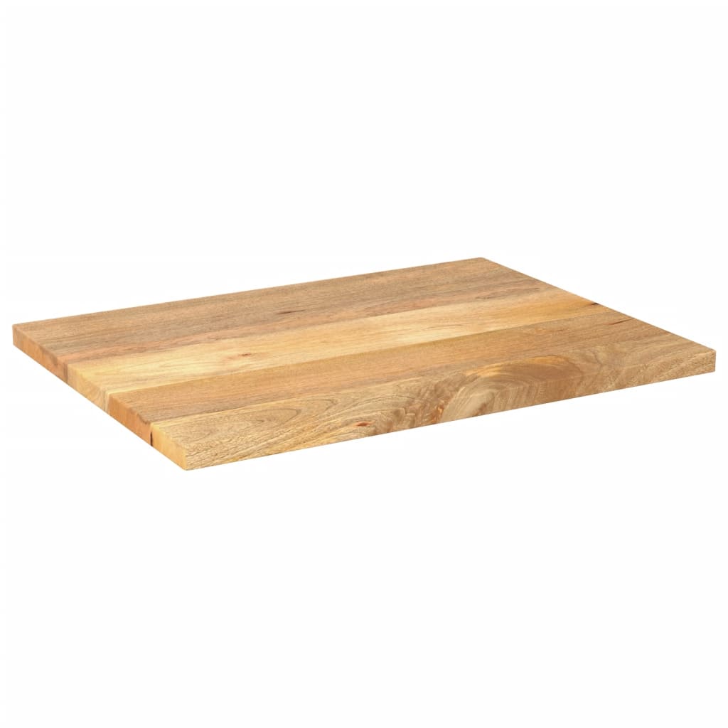 Table Top 70x50x2.5 cm Rectangular Solid Wood Mango