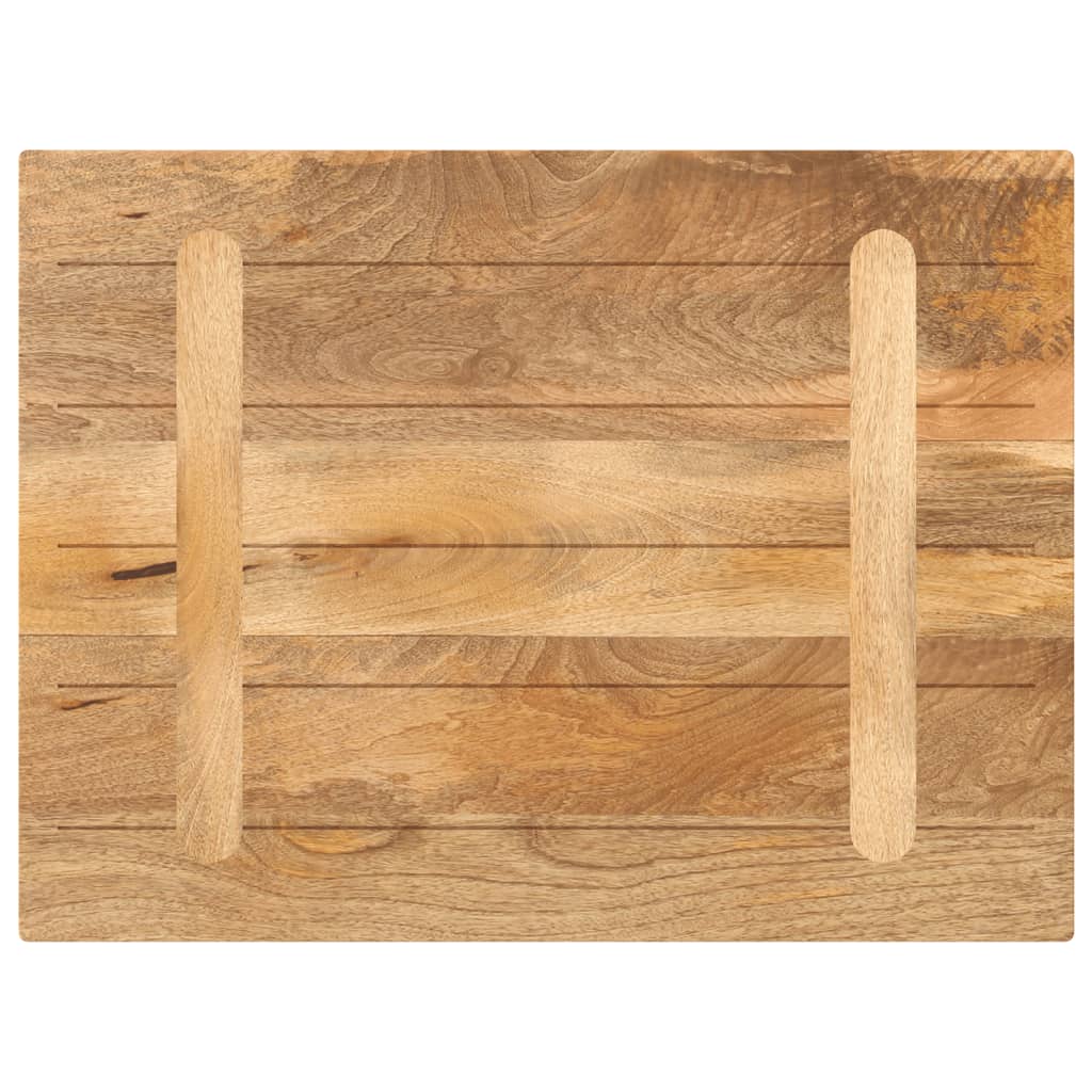 Table Top 70x50x2.5 cm Rectangular Solid Wood Mango