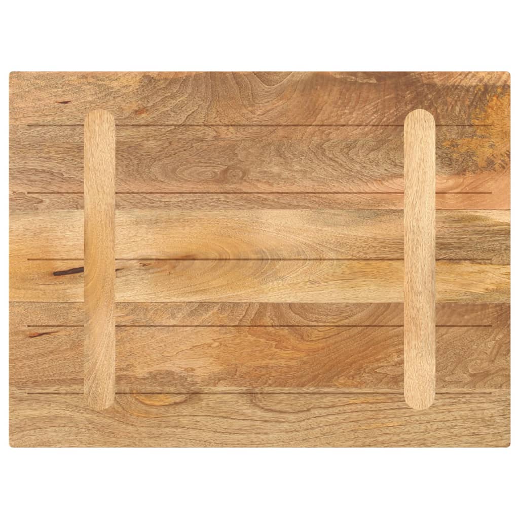 Table Top 70x60x3.8 cm Rectangular Solid Wood Mango