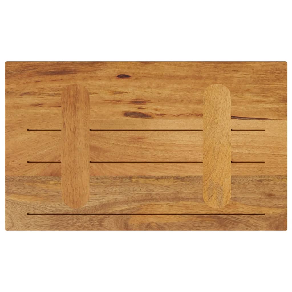 Table Top 60x40x2.5 cm Rectangular Solid Wood Mango