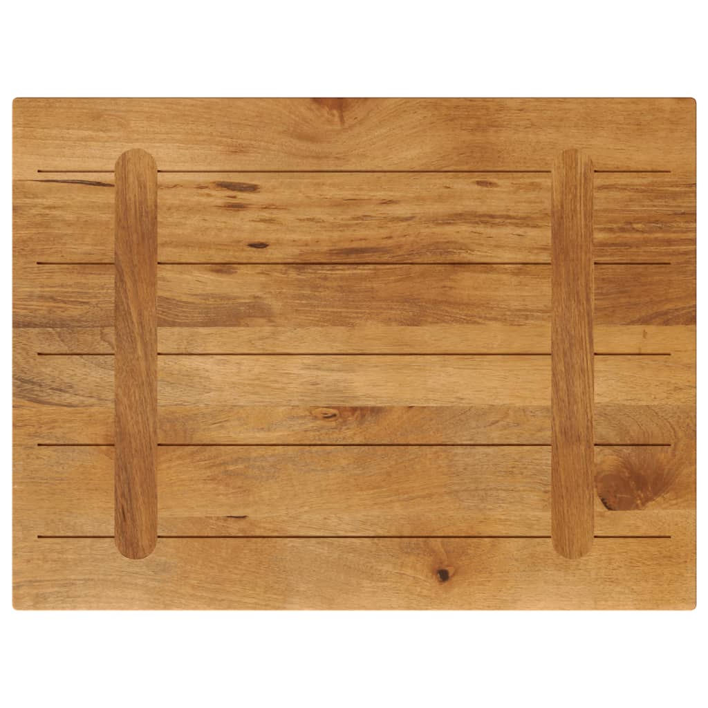 Table Top 70x50x2.5 cm Rectangular Solid Wood Mango