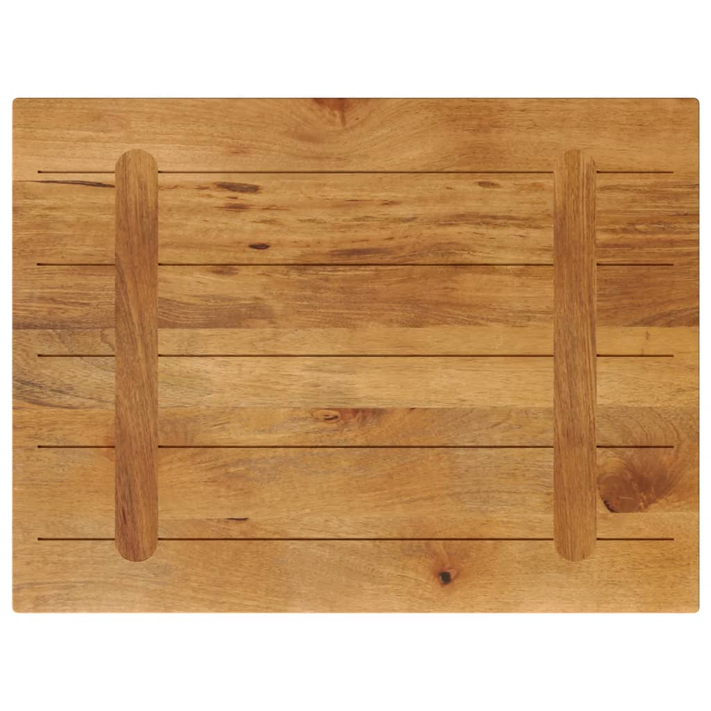 Table Top 70x60x2.5 cm Rectangular Solid Wood Mango