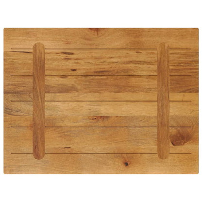 Table Top 70x60x2.5 cm Rectangular Solid Wood Mango