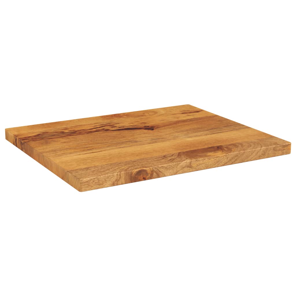 Table Top 60x50x3.8 cm Rectangular Solid Wood Mango