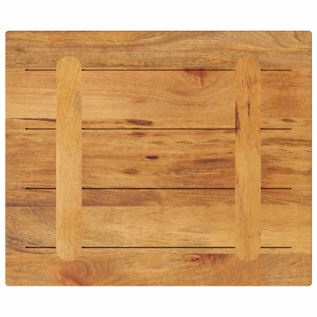 Table Top 60x50x3.8 cm Rectangular Solid Wood Mango