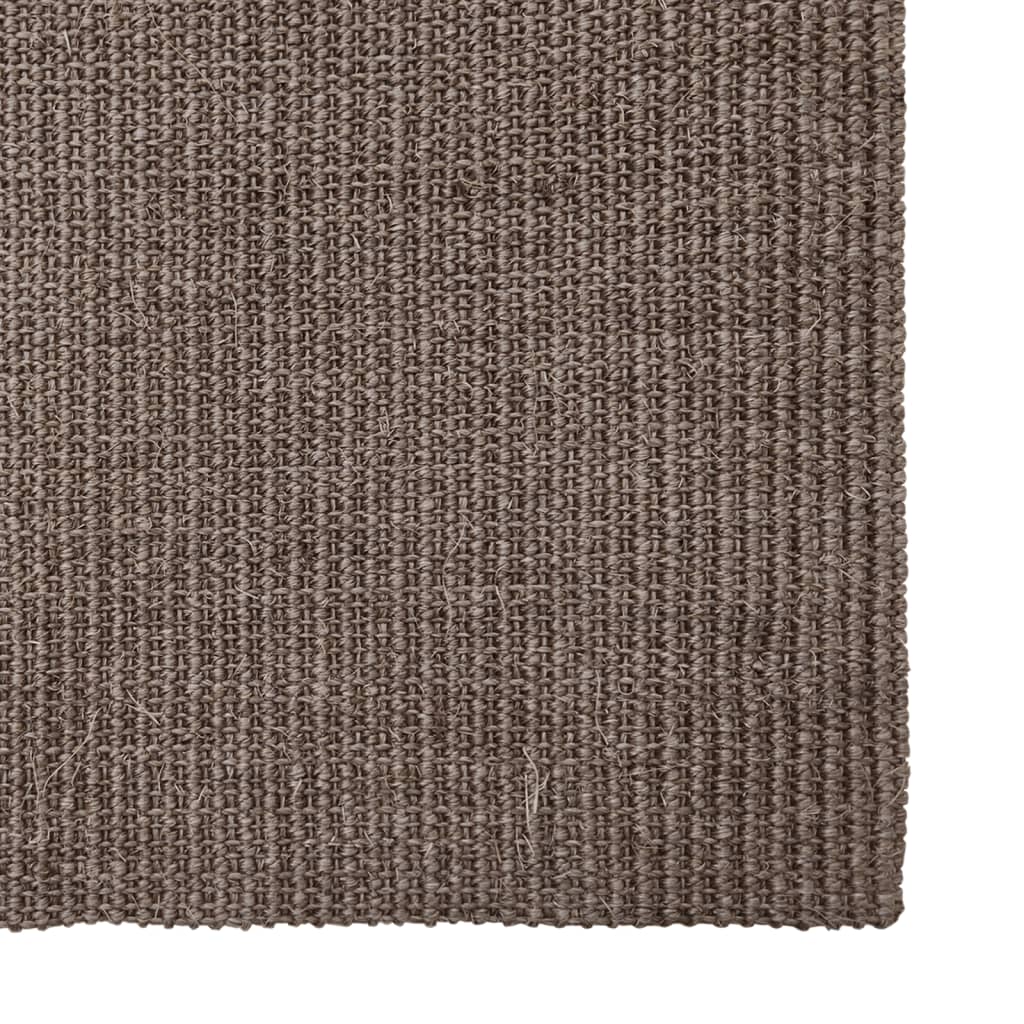 Sisal Rug for Scratching Post Brown 66x250 cm