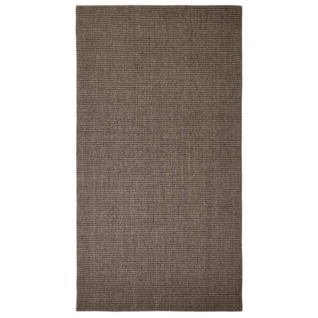 Sisal Rug for Scratching Post Brown 80x150 cm