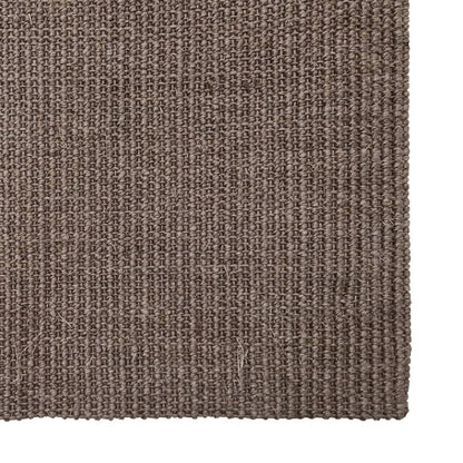 Sisal Rug for Scratching Post Brown 80x250 cm