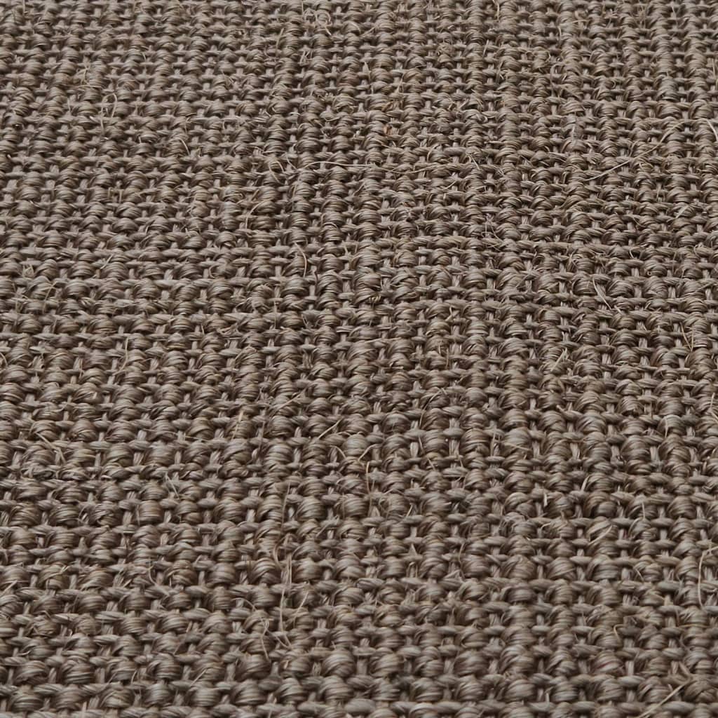 Sisal Rug for Scratching Post Brown 80x250 cm