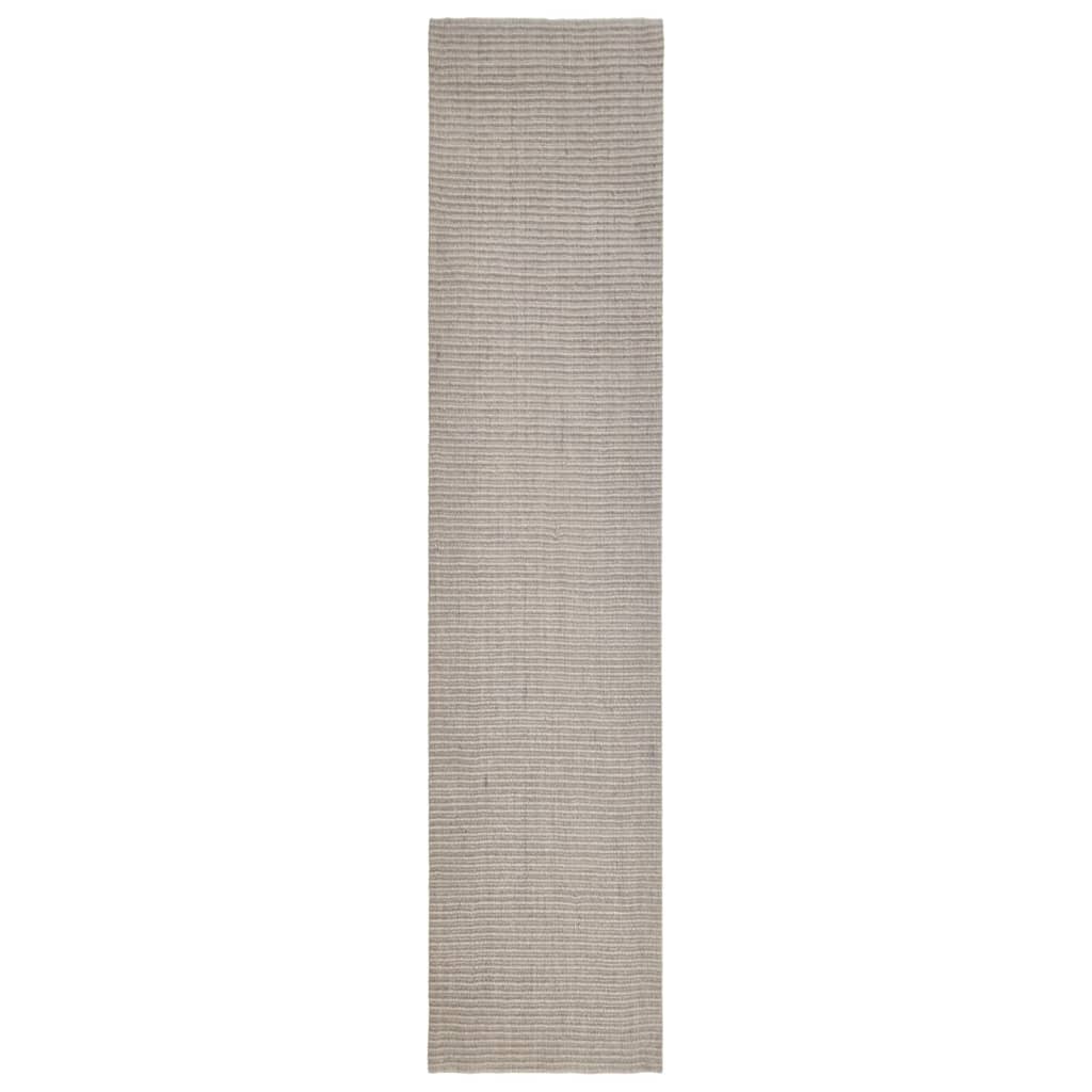 Sisal Rug for Scratching Post Sand 66x300 cm