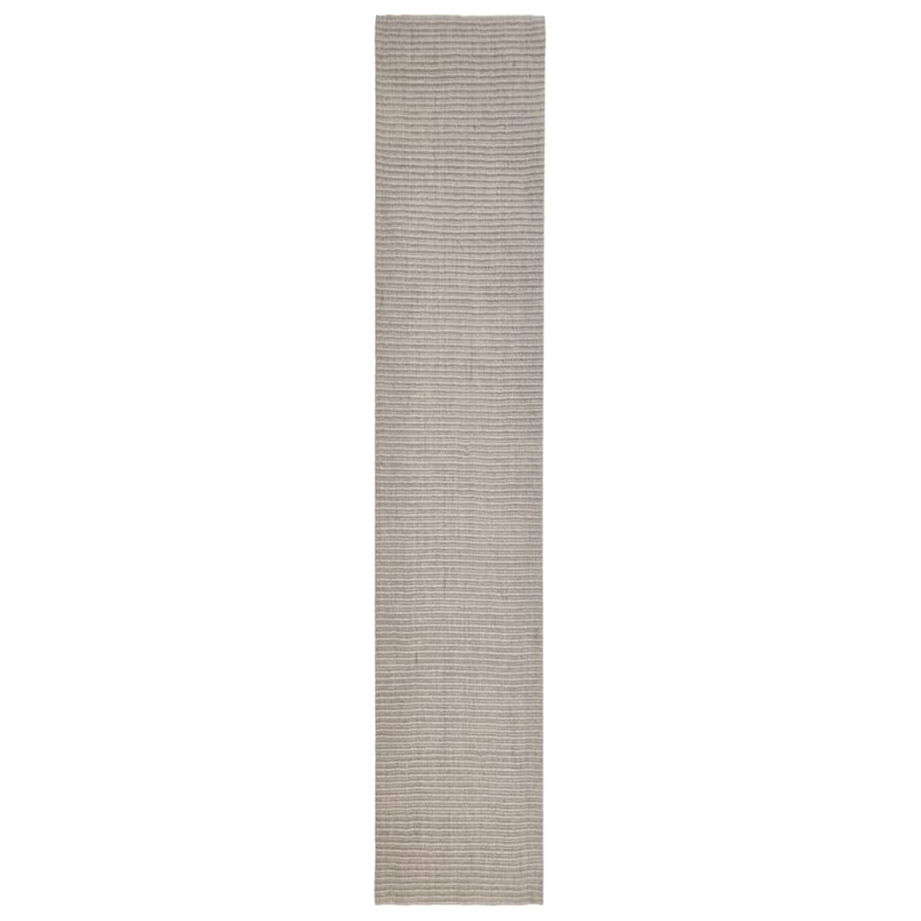 Sisal Rug for Scratching Post Sand 66x350 cm