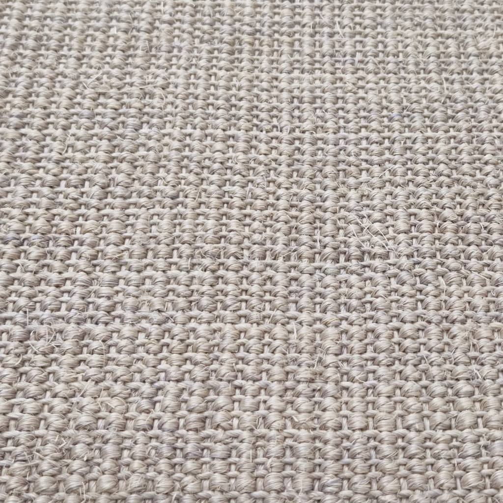 Sisal Rug for Scratching Post Sand 66x350 cm