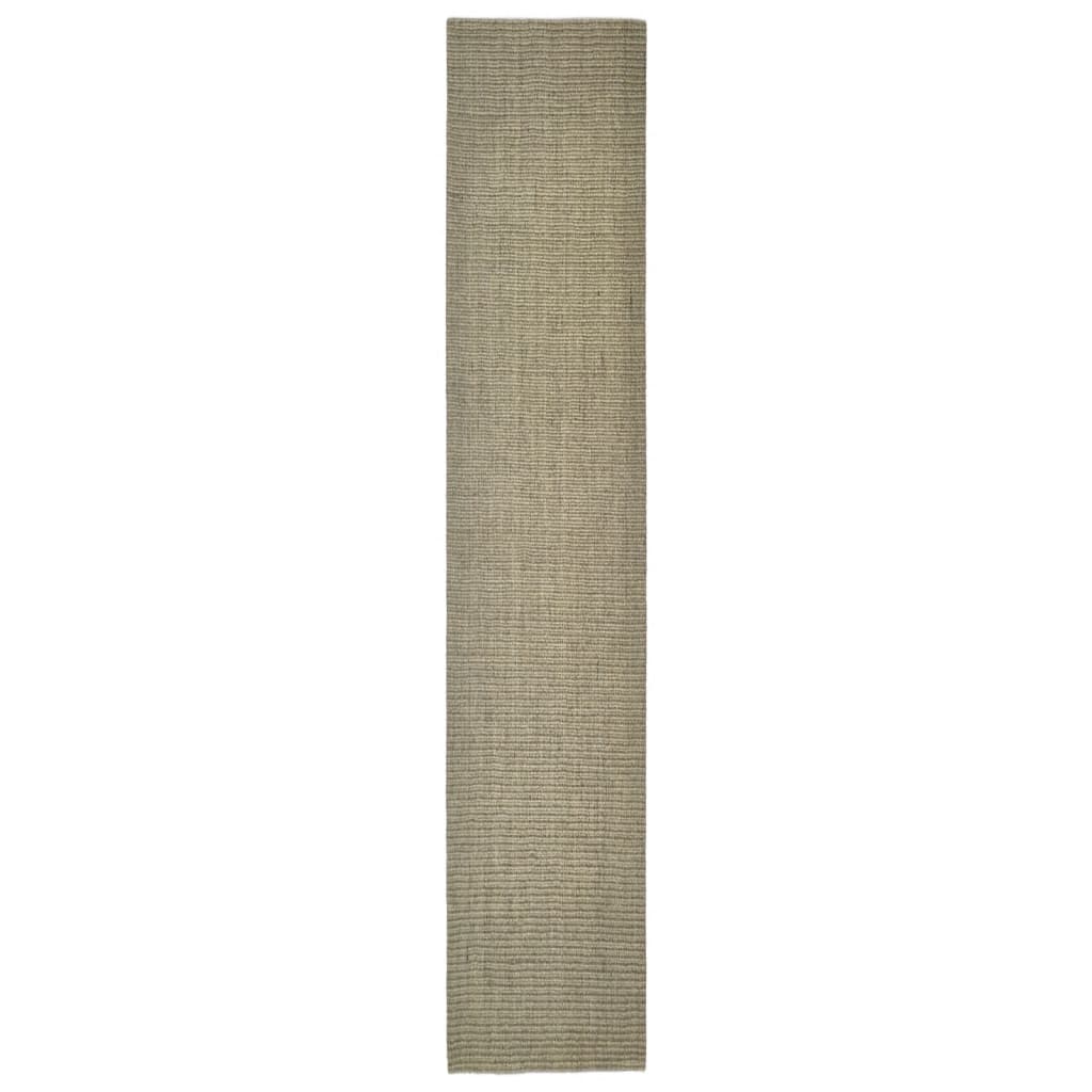 Sisal Rug for Scratching Post Taupe 66x350 cm