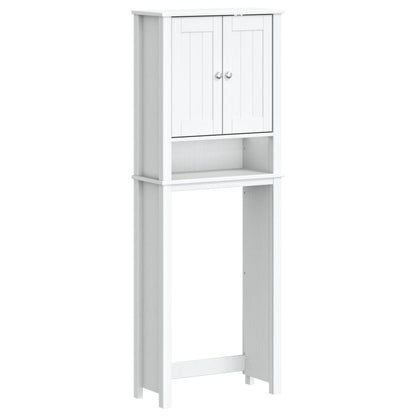 Over-the-Toilet Storage BERG White 60x27x164.5 cm Solid Wood