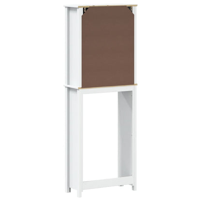 Over-the-Toilet Storage BERG White 60x27x164.5 cm Solid Wood