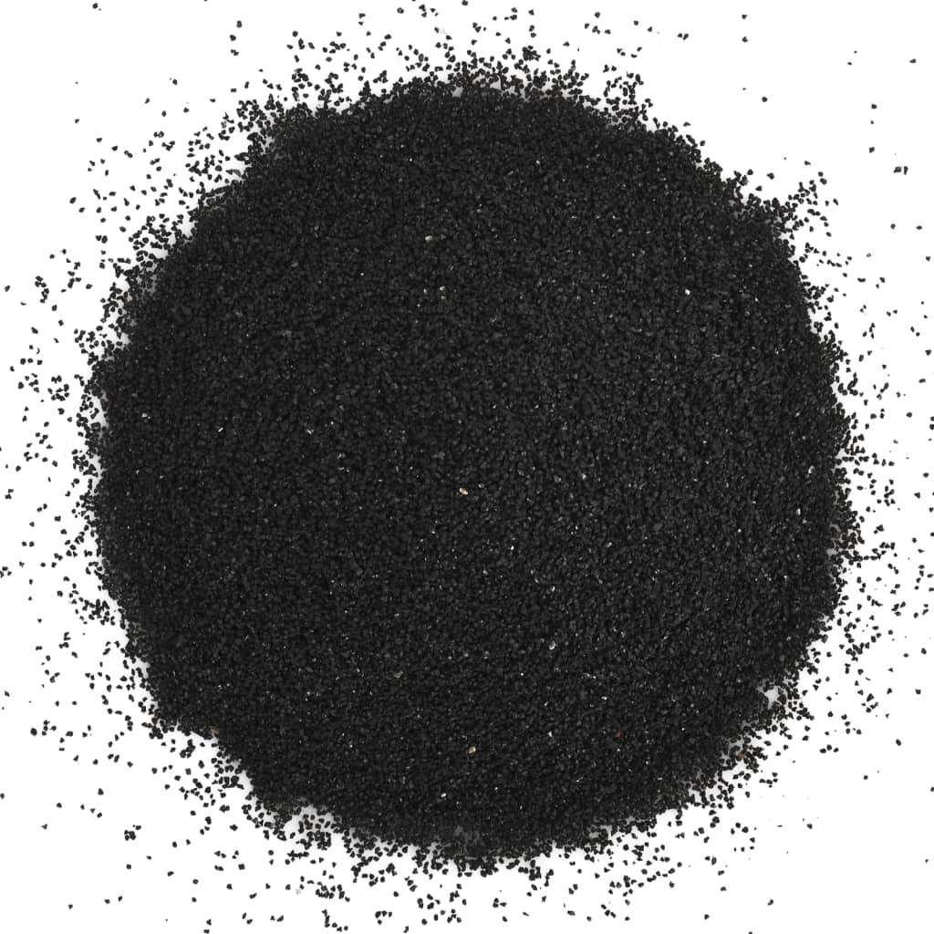 Aquarium Sand 10 kg Black 0.2-2 mm