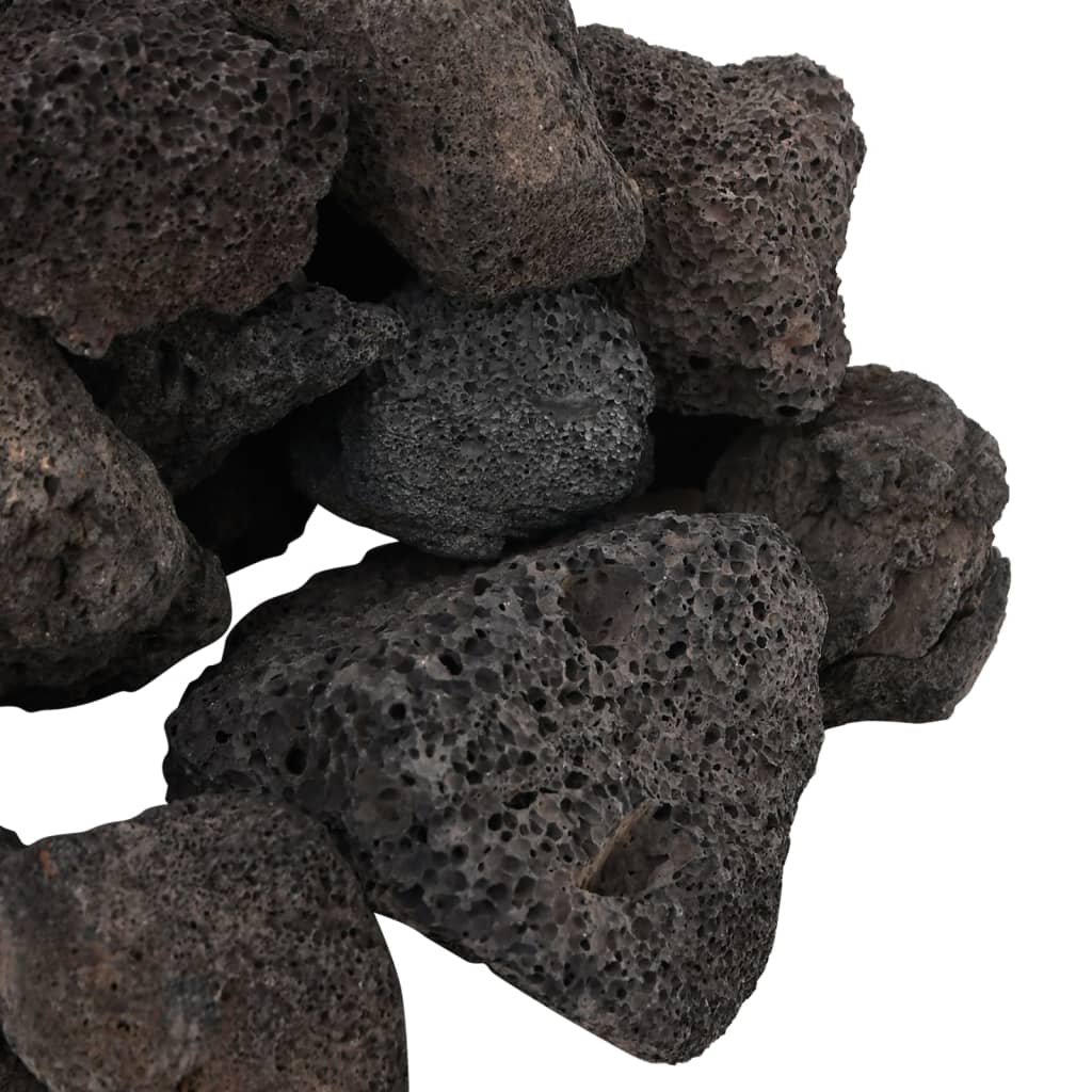 Volcanic Rocks 10 kg Black 5-8 cm