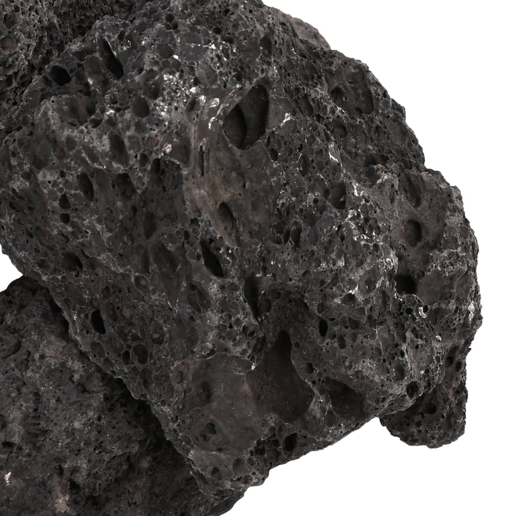 Volcanic Rocks 25 kg Black 10-30 cm