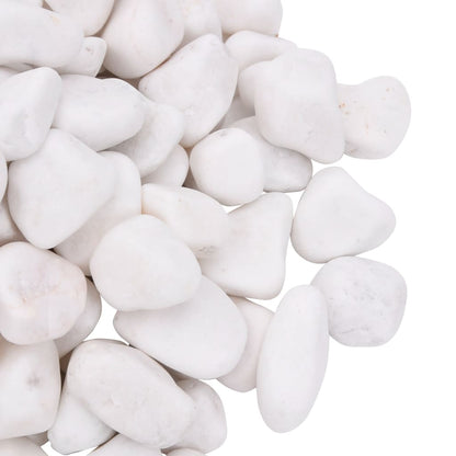 Polished Pebbles 25 kg White 2-5 cm