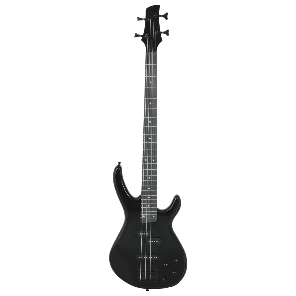 Electric Bass Guitar for Beginner with Bag Black 4/4 46"