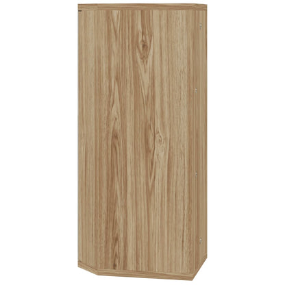 Corner Bathroom Mirror Cabinet Oak 30x24x60 cm