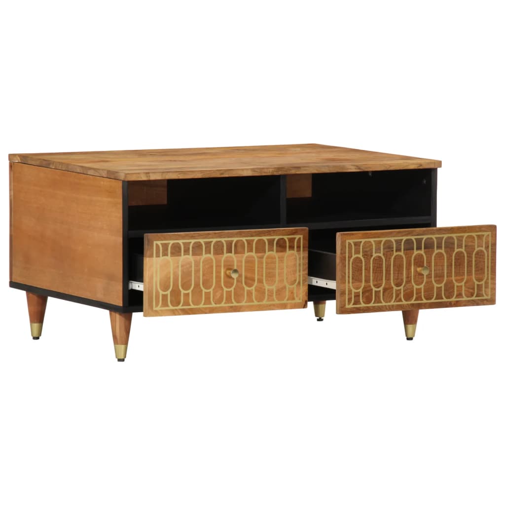 Coffee Table 80x54x40 cm Solid Wood Mango