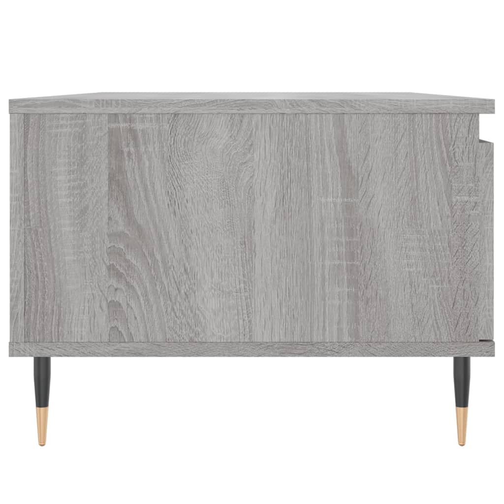 Coffee Table Grey Sonoma 90x50x36.5 cm Engineered Wood