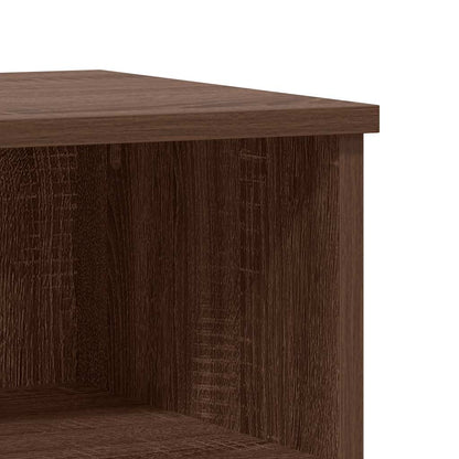 Bedside Cabinet Brown Oak 40x35x50 cm Engineered Wood