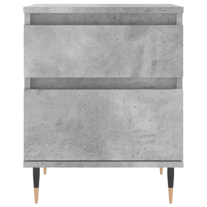 Bedside Cabinets 2 pcs Concrete Grey 40x35x50 cm Engineered Wood