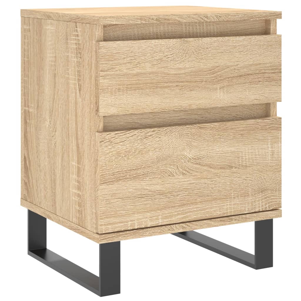 Bedside Cabinet Sonoma Oak 40x35x50 cm Engineered Wood